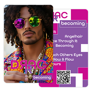 Becoming Instant Music Card front and back