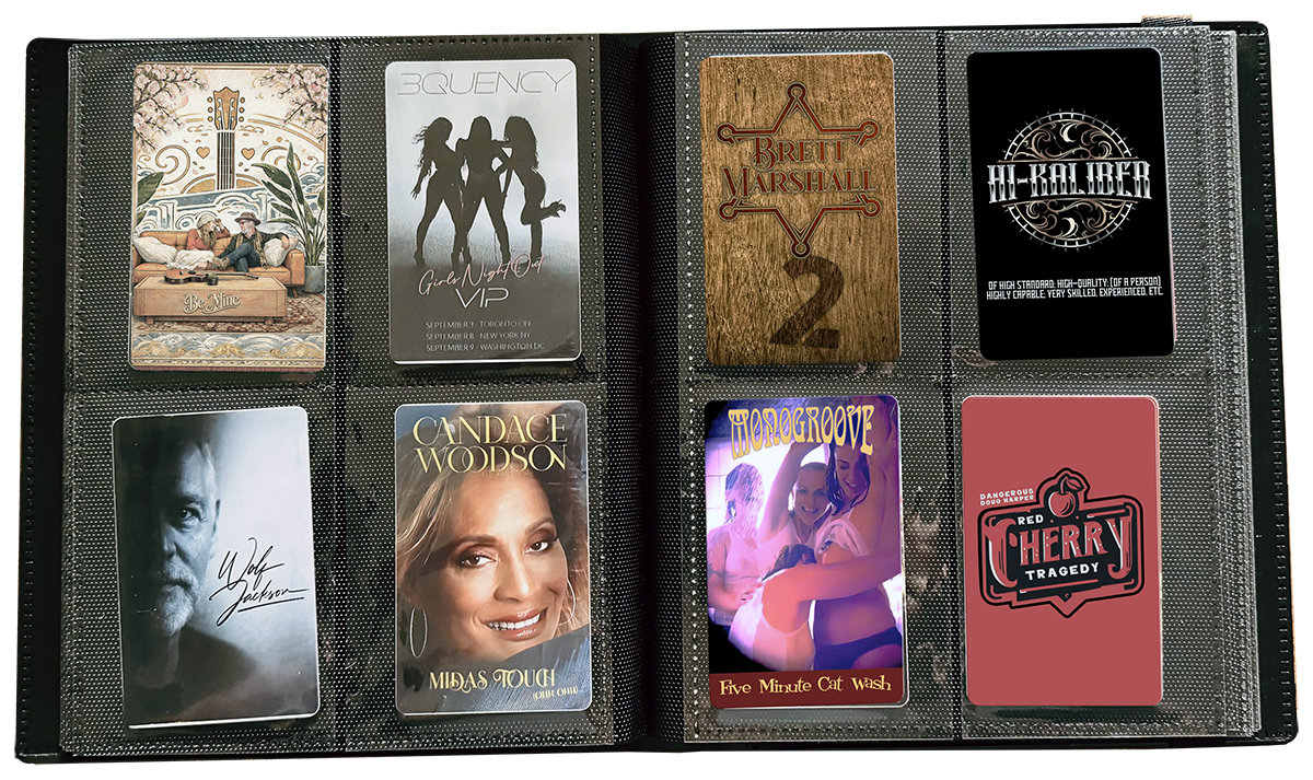 TapTunes Instant NFC Music Card collection booklet